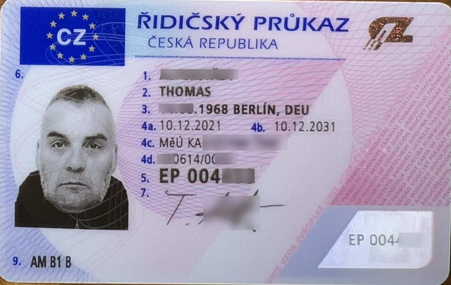 EU-Tschechien Führerschein